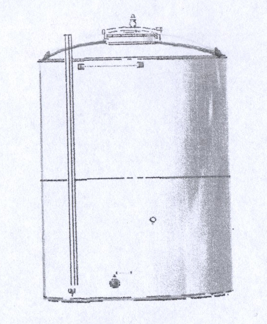 Contenitore 400 lt. senza gambe, senza portella